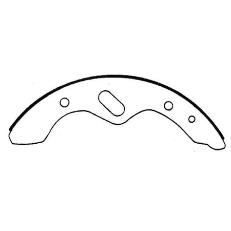 Centric Parts Riveted Brake Shoes, 112.06140 112.06140